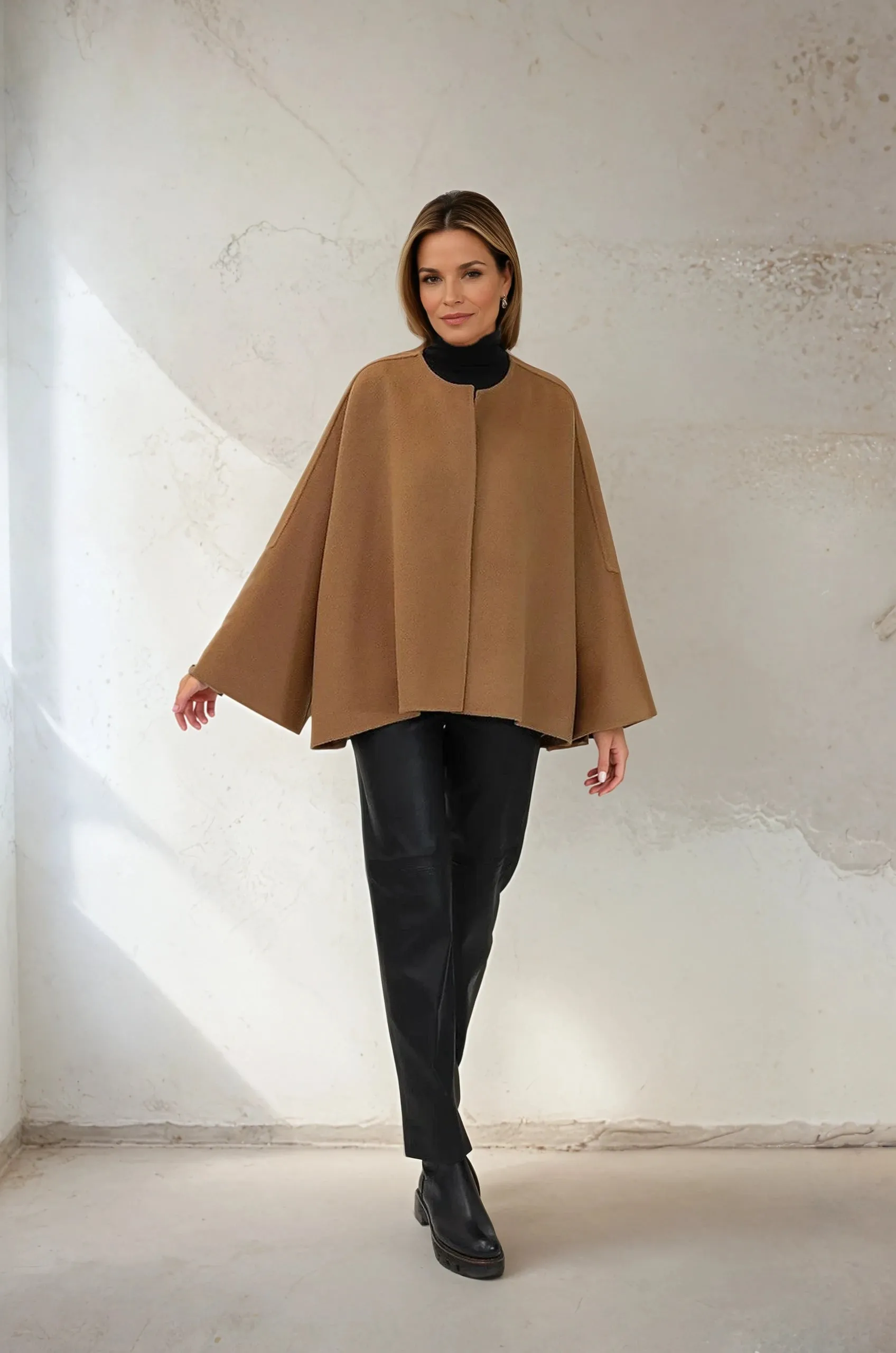 PELLERYN JACKET IN DOUBLE FACE CASHMERE WOOL