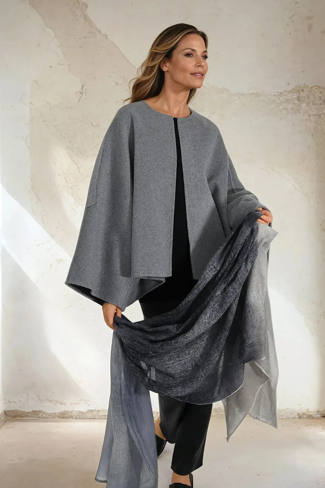 PELLERYN JACKET IN DOUBLE FACE CASHMERE WOOL