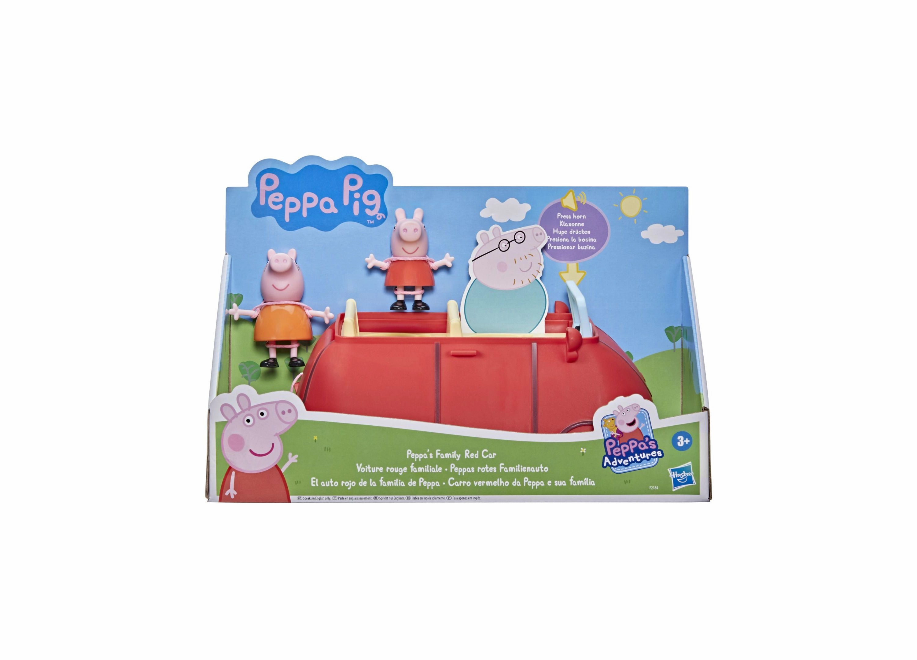 Peppa Pig Adventures Interactive Family Red Car with Sounds