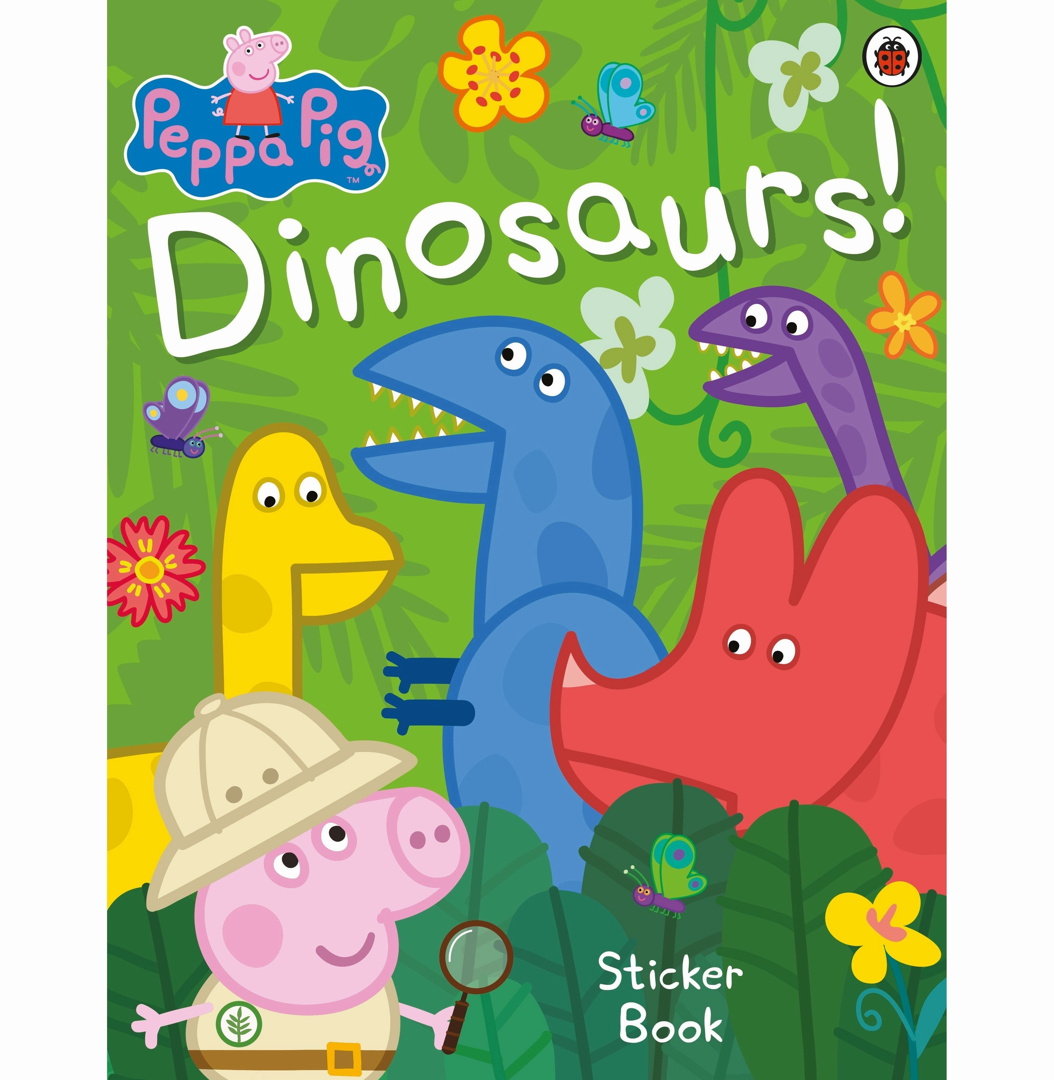 Peppa Pig: Dinosaurs! Sticker Book [Paperback] LADYBIRD