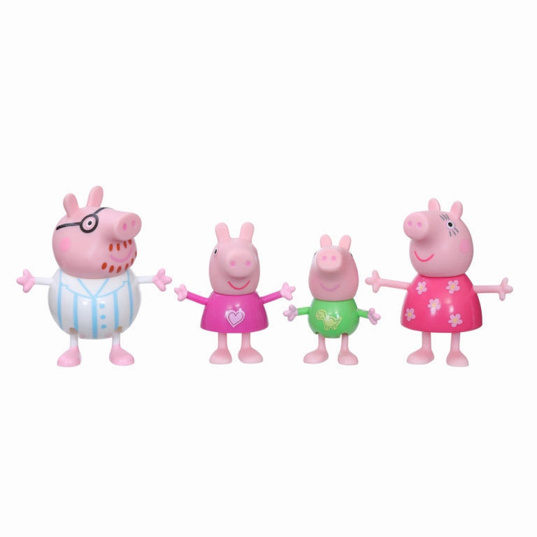 Peppa Pig Family Figure 4 Pack Peppa's Family Bedtime