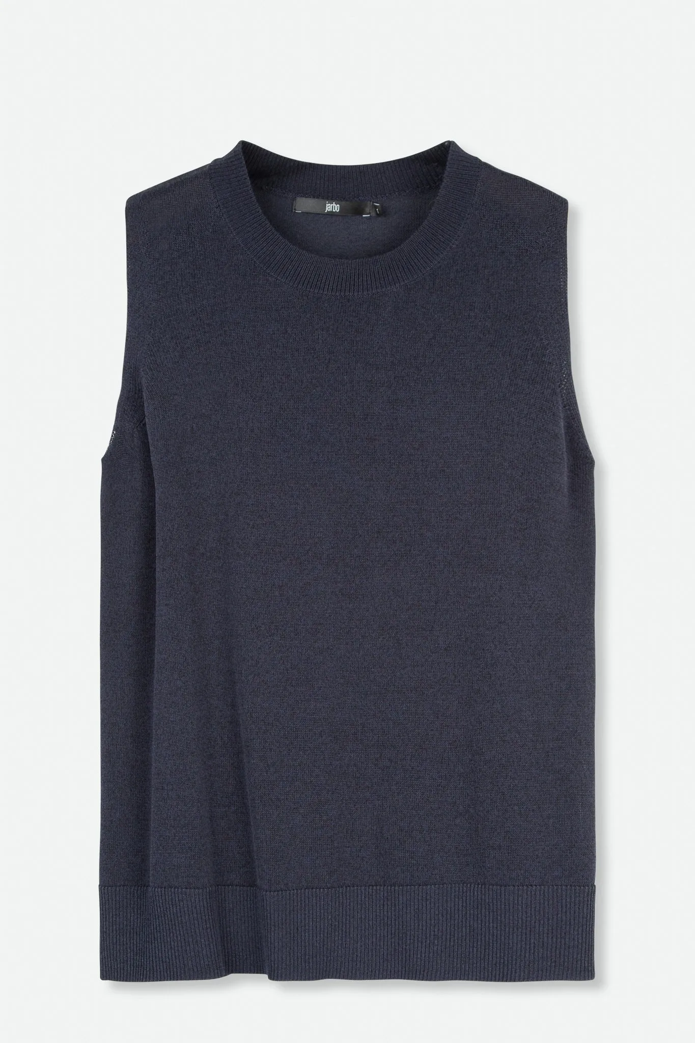 PERI SLEEVELESS TOP IN HIGH TWIST COTTON