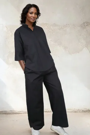 PIERIETTA FULL LEG PANT IN ITALIAN COTTON