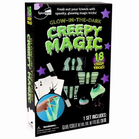 Play Box Creepy Magic Glow-In-The-Dark Magic Set, 18 Tricks, Ages 8 