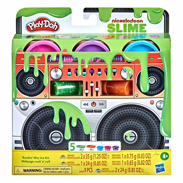 Play-Doh Nickelodeon Slime Rockin' Mix-Ins Kit