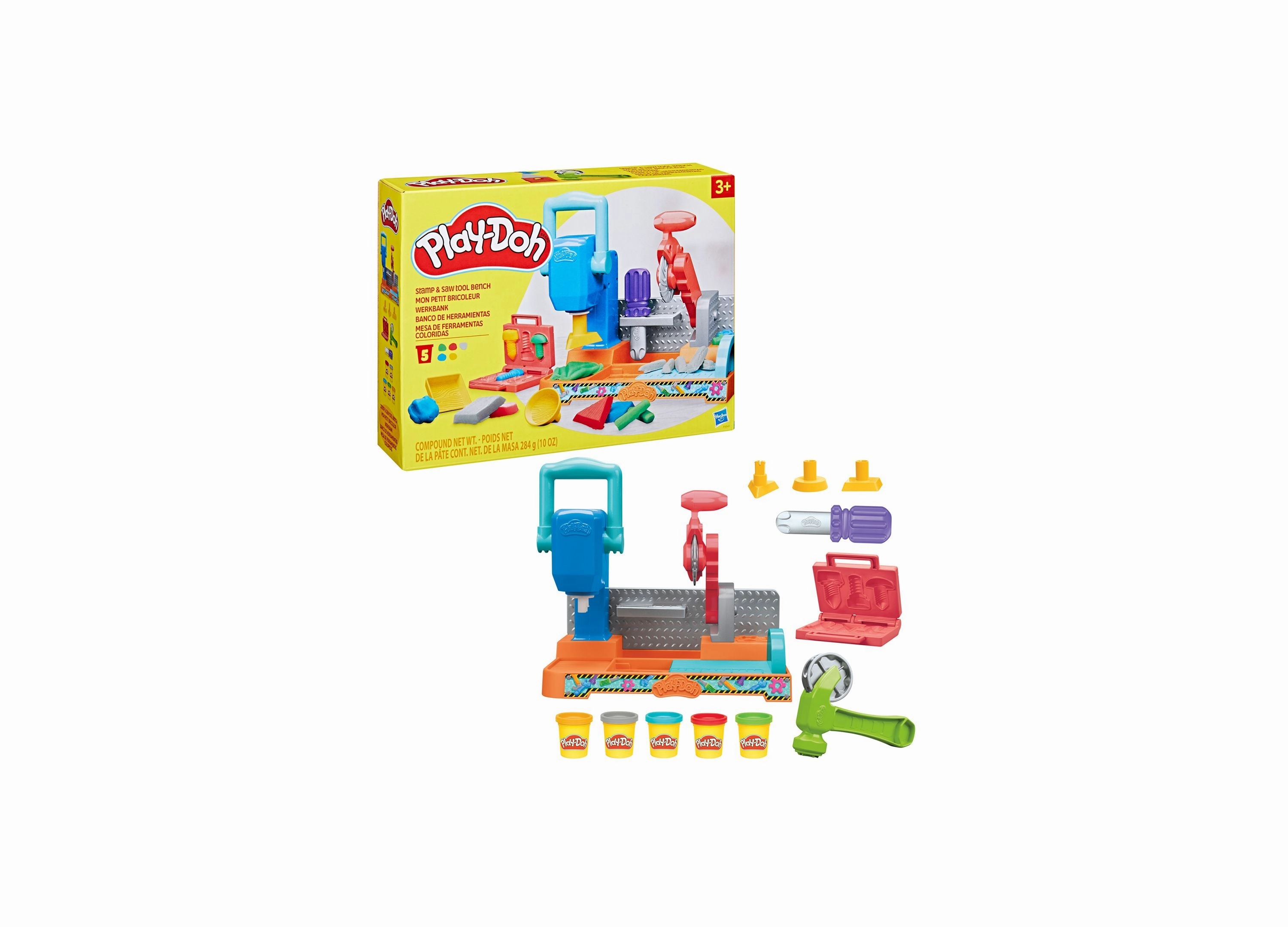Play-Doh Stamp N Saw Tool Bench Creativity Set