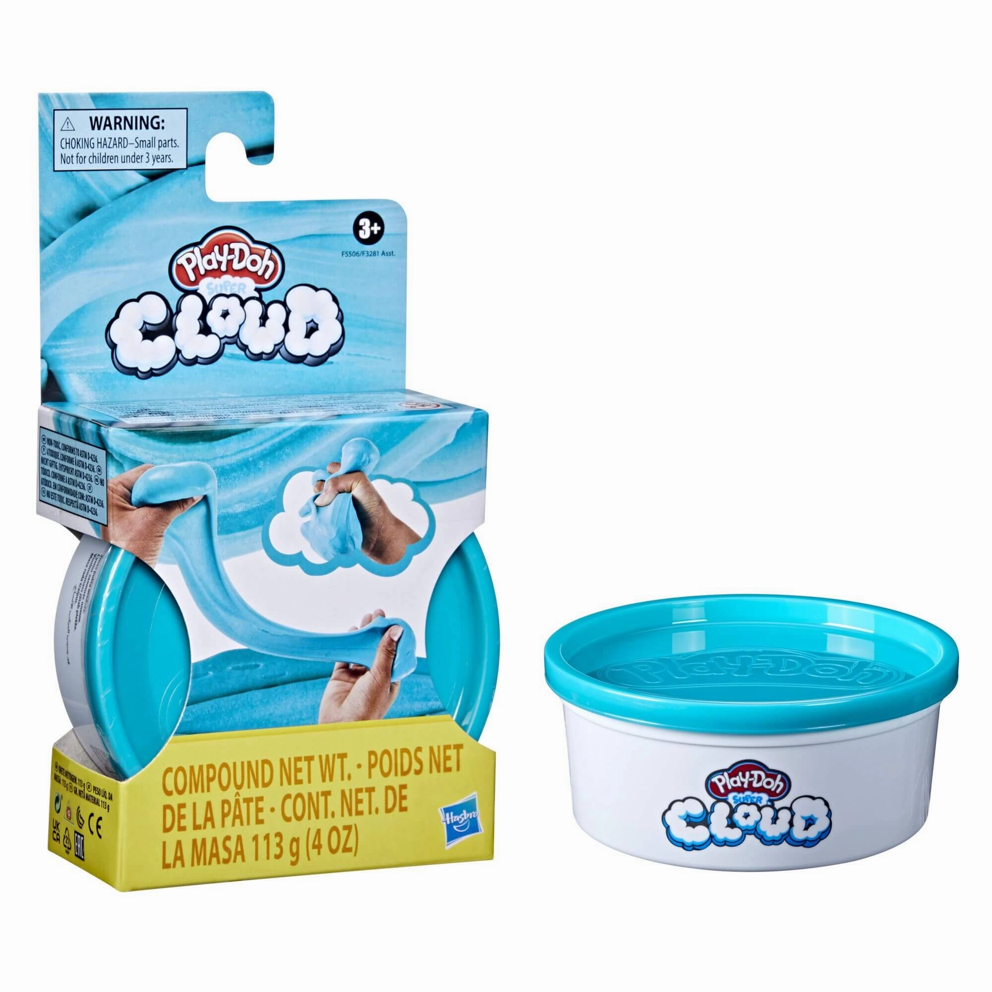 Play-Doh Super Cloud Slime Single Can Blue