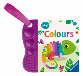 Play  Flip & Pop: Colours Waterproof Book with Teething Edge Ages 6M 