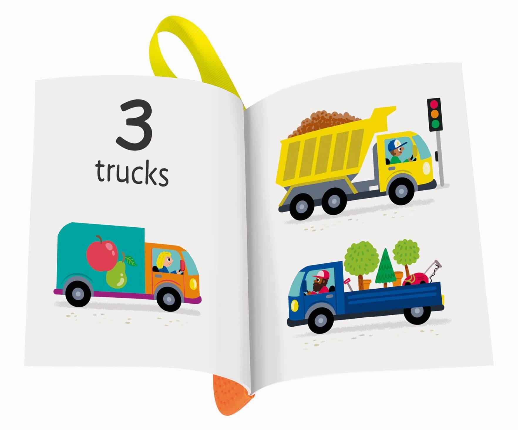 Play  Flip & Pop My First Numbers Waterproof Book with Teether Age 6M 