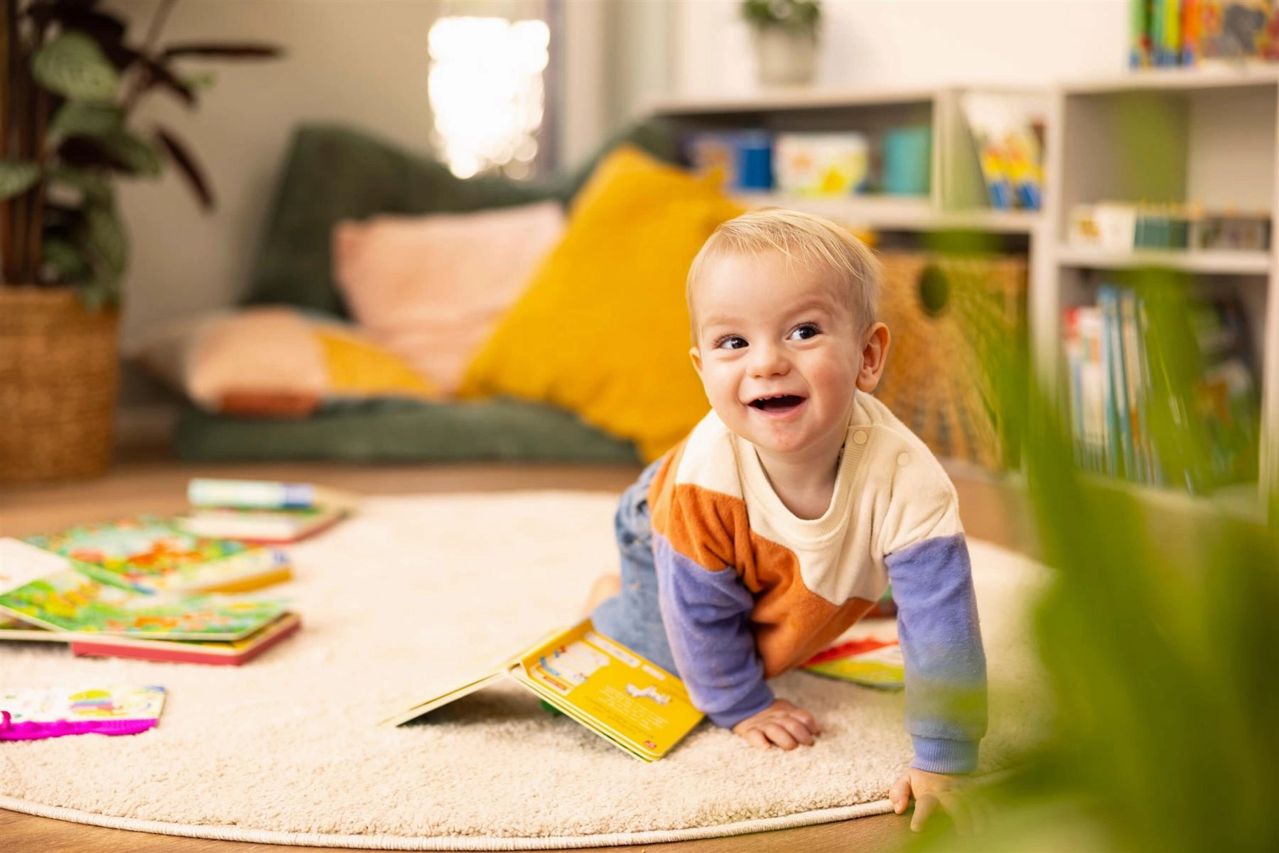 Play  Flip & Pop Opposites Waterproof Book with Teething Edge Ages 6M 