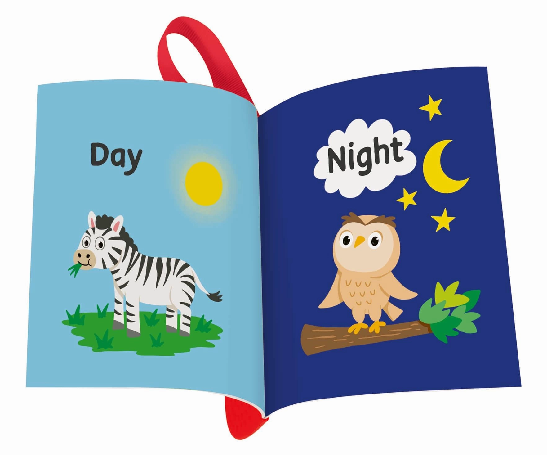 Play  Flip & Pop Opposites Waterproof Book with Teething Edge Ages 6M 