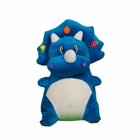 Play Hour Fruit Dragon Plush Soft Toy for Kids Ages 3 Years & Up - Blue, 55cm