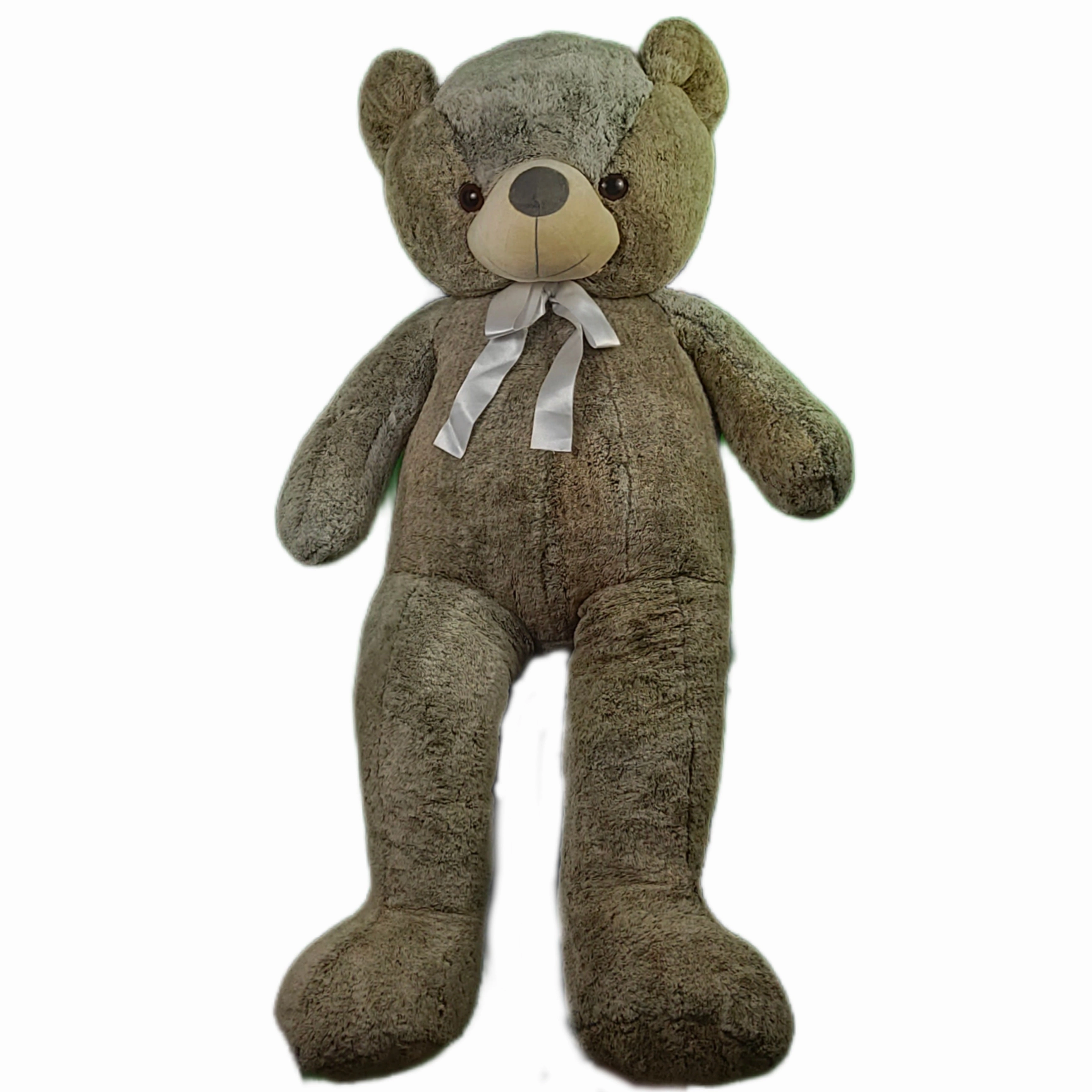 Play Hour Wolly The Teddy Bear Plush Soft Toy for Ages 3 Years and Up - Grey, 120cm