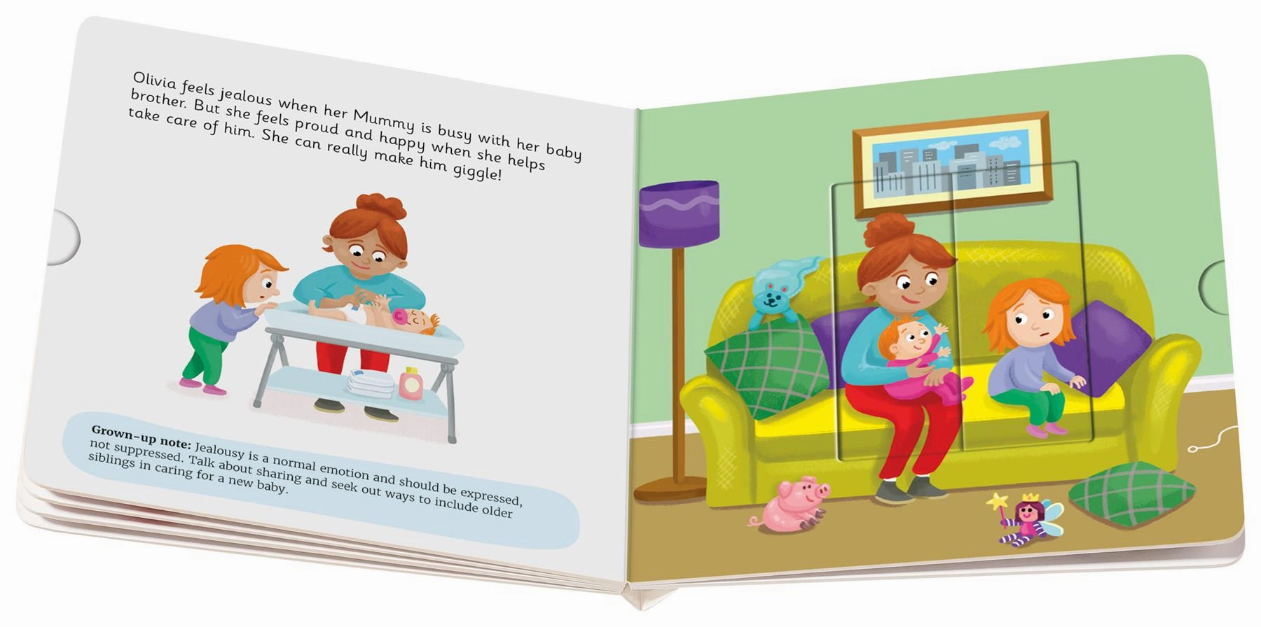 Play  Me and My Day: Feelings Interactive Sliding Board Book for 18M 