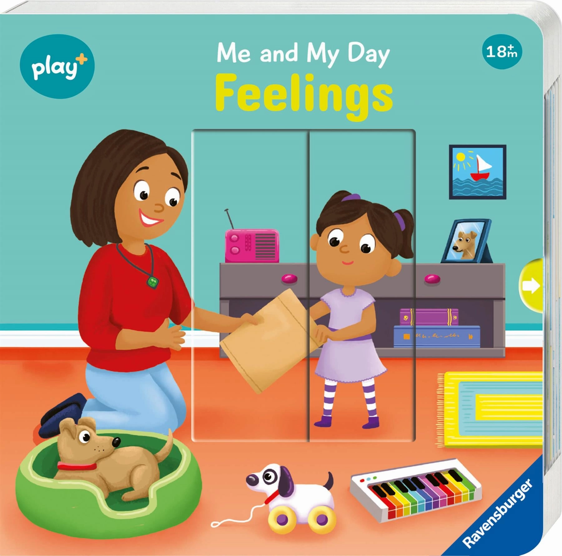 Play  Me and My Day: Feelings Interactive Sliding Board Book for 18M 