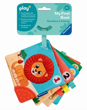Play  Numbers and Colours My First Cloth Book with Teether for Babies