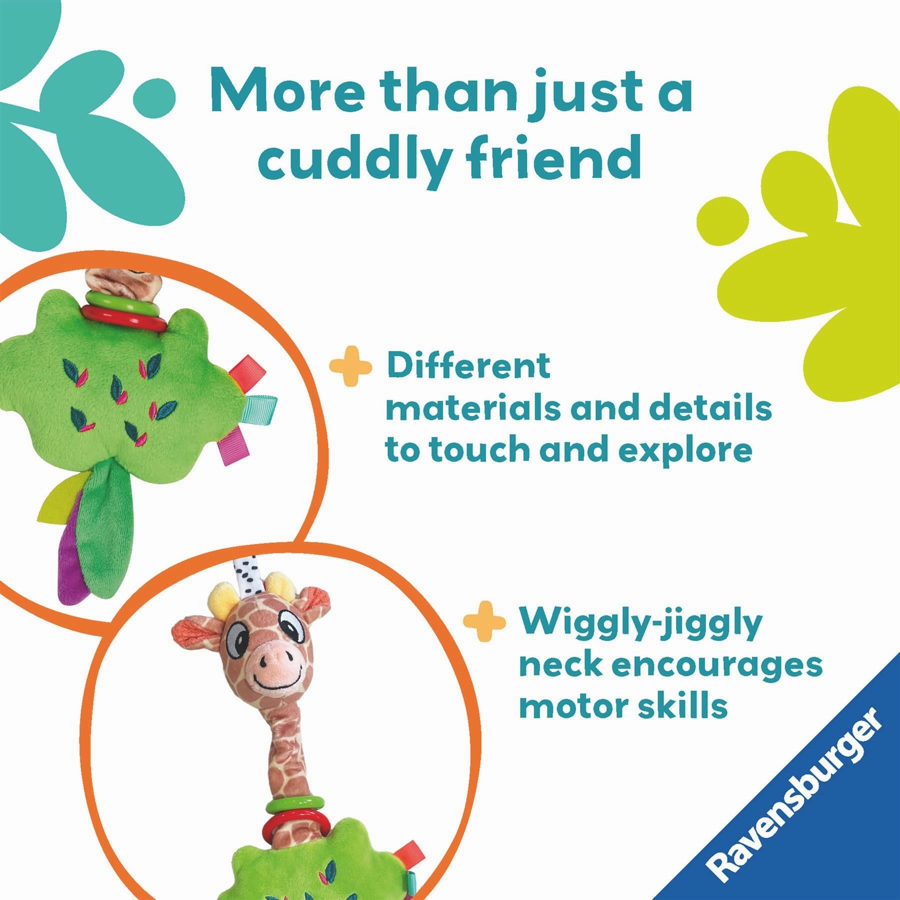 Play  Pull & Wiggle Giraffe Activity Toy with Wiggle Motion for Babies