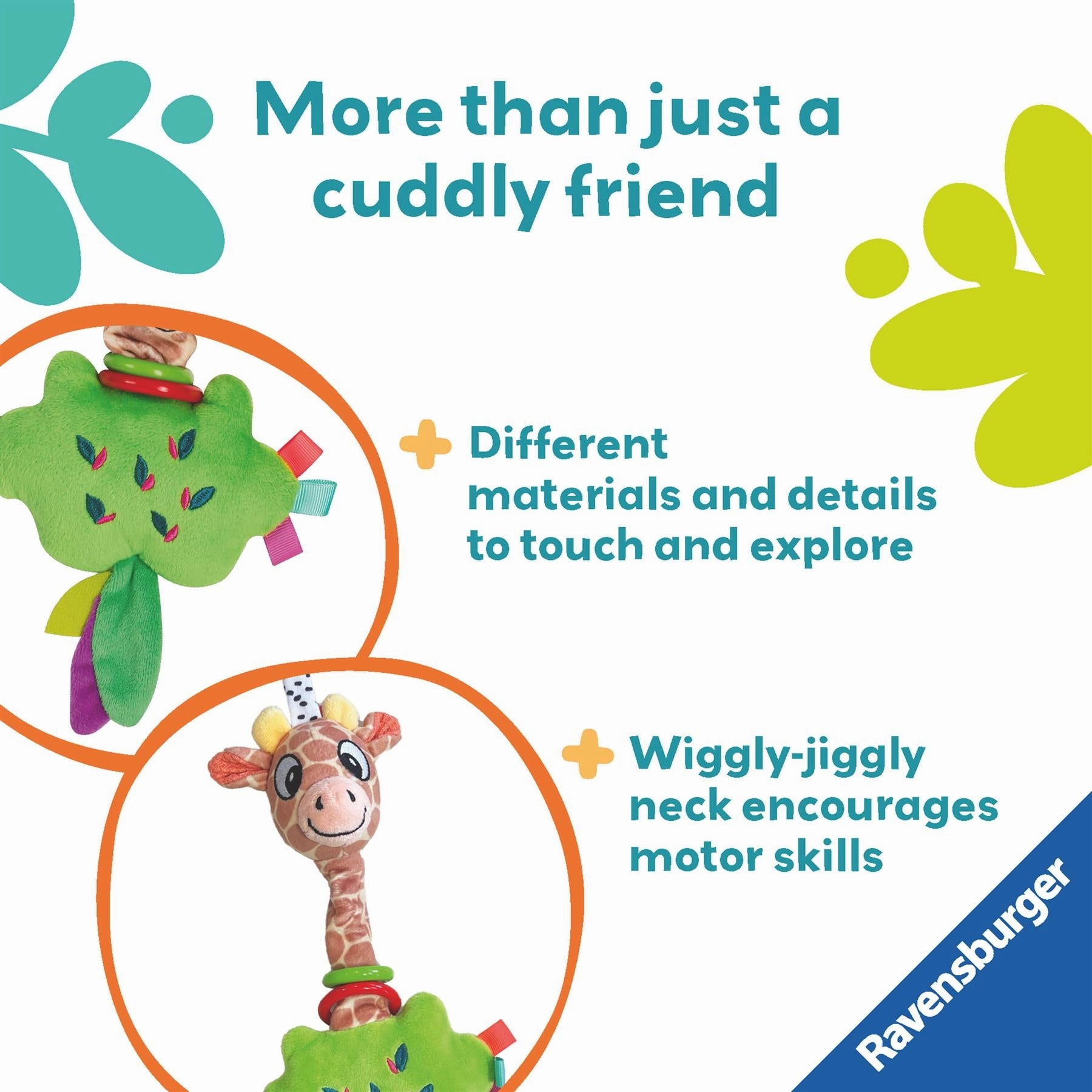 Play  Pull & Wiggle Giraffe Activity Toy with Wiggle Motion for Babies
