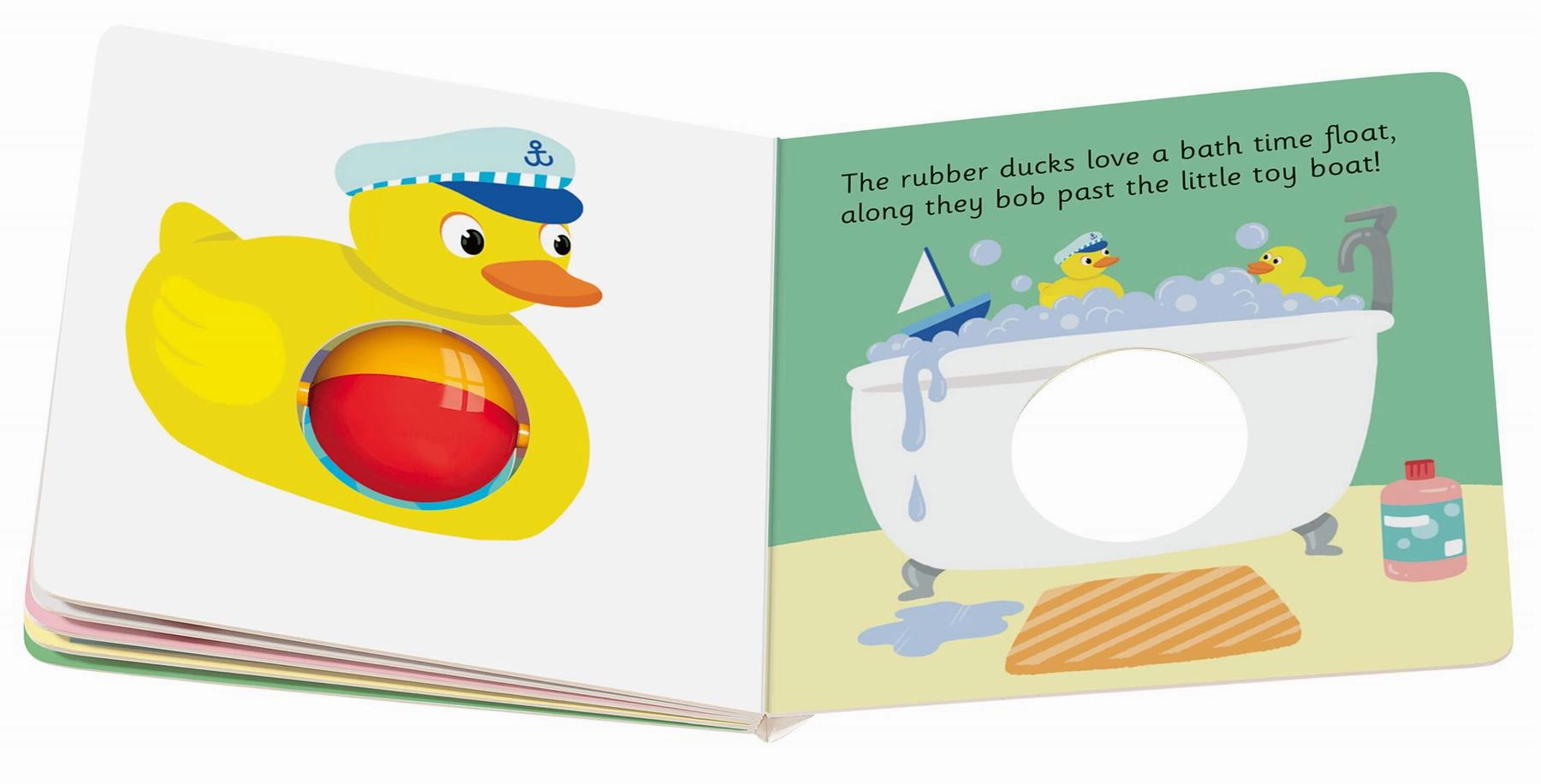 Play  Ready, Steady, Shake First Toys Board Book w/ Rattle for Age 6M 