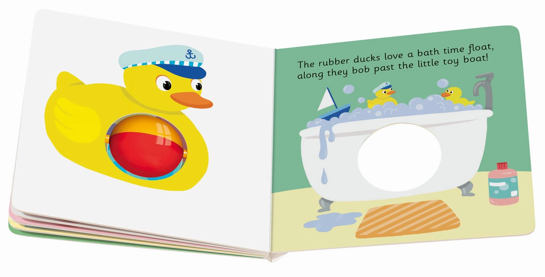 Play  Ready, Steady, Shake First Toys Board Book w/ Rattle for Age 6M 