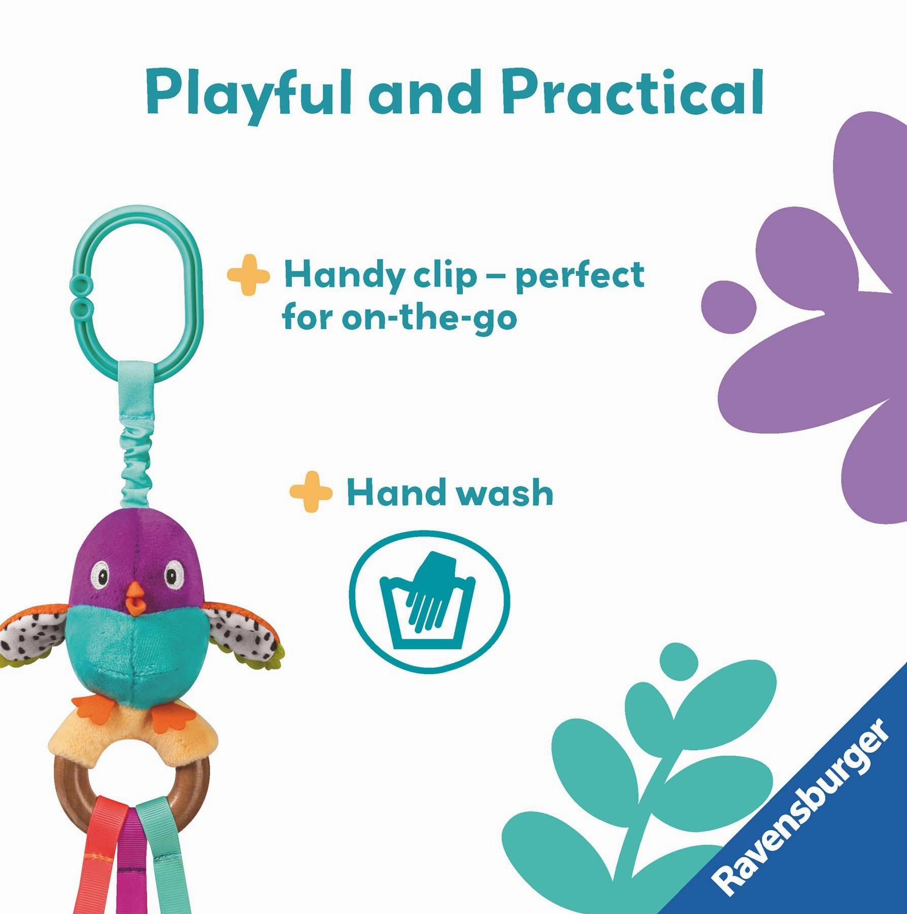 Play  Shake and Chirp Bird Sensory Toy with Chirping Sound for Babies