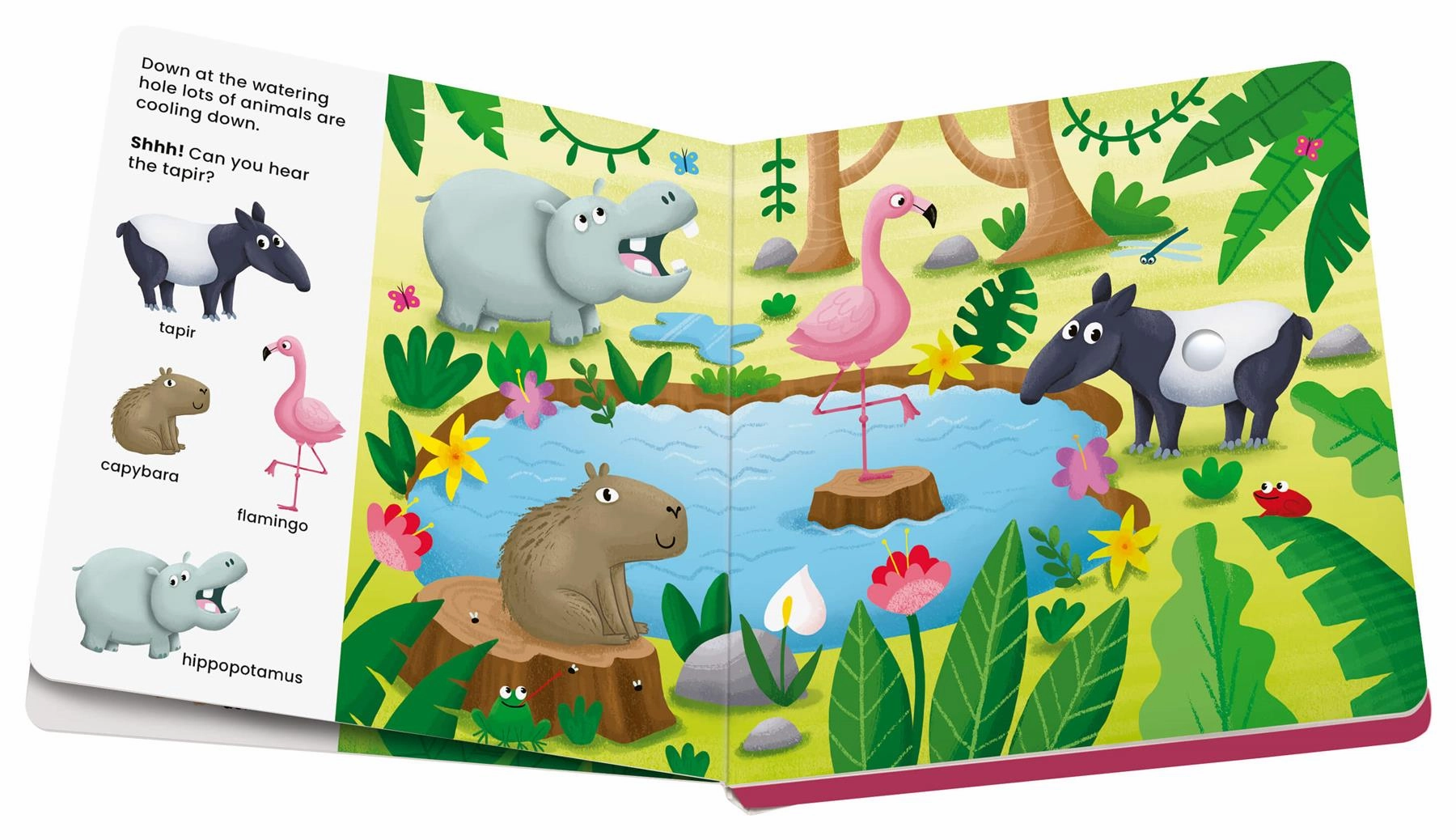Play  Shh Who's there? Jungle Animals Search & Find Sound Book Age 1 