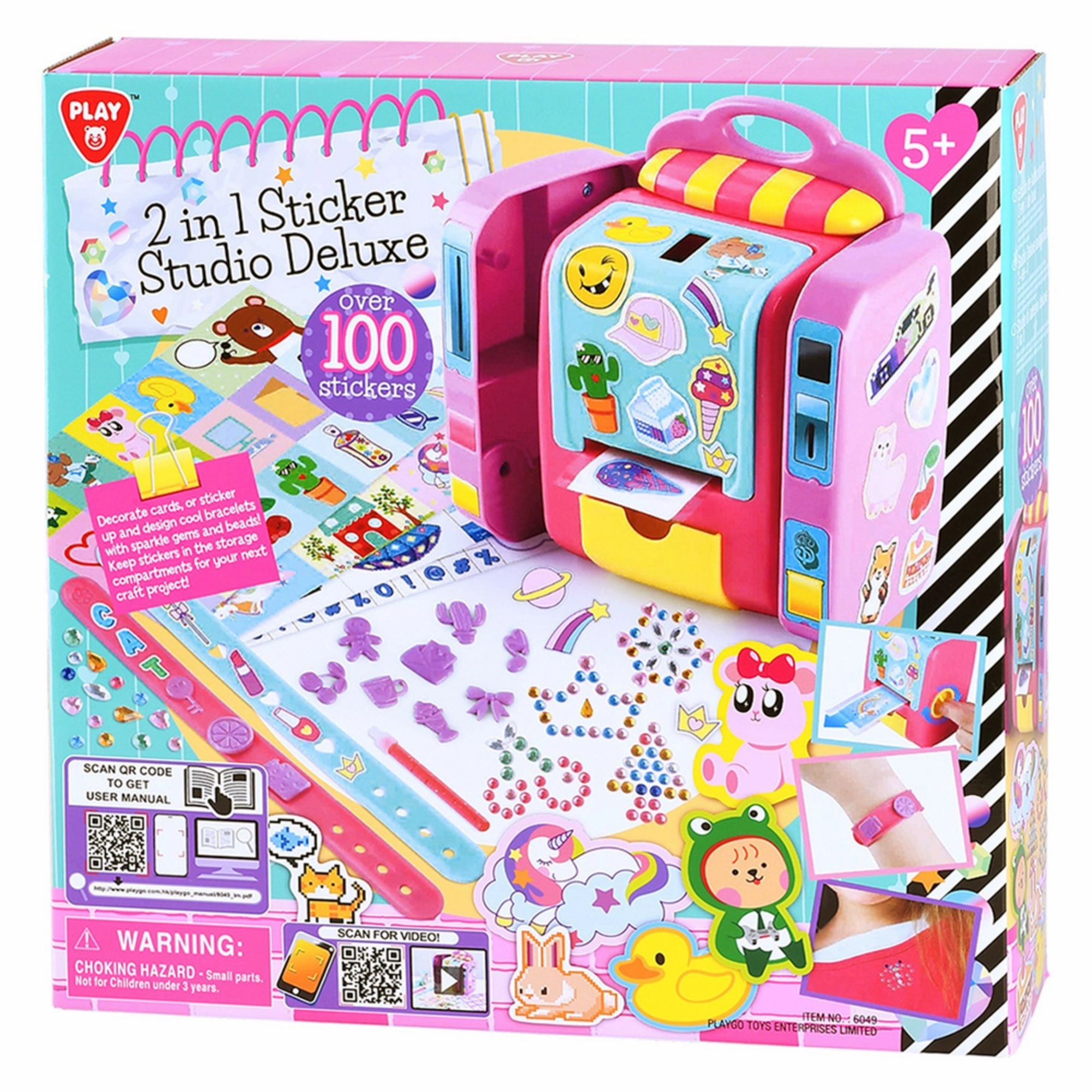 Playgo Toys Ent. Ltd. 2 In 1 Sticker Studio Deluxe
