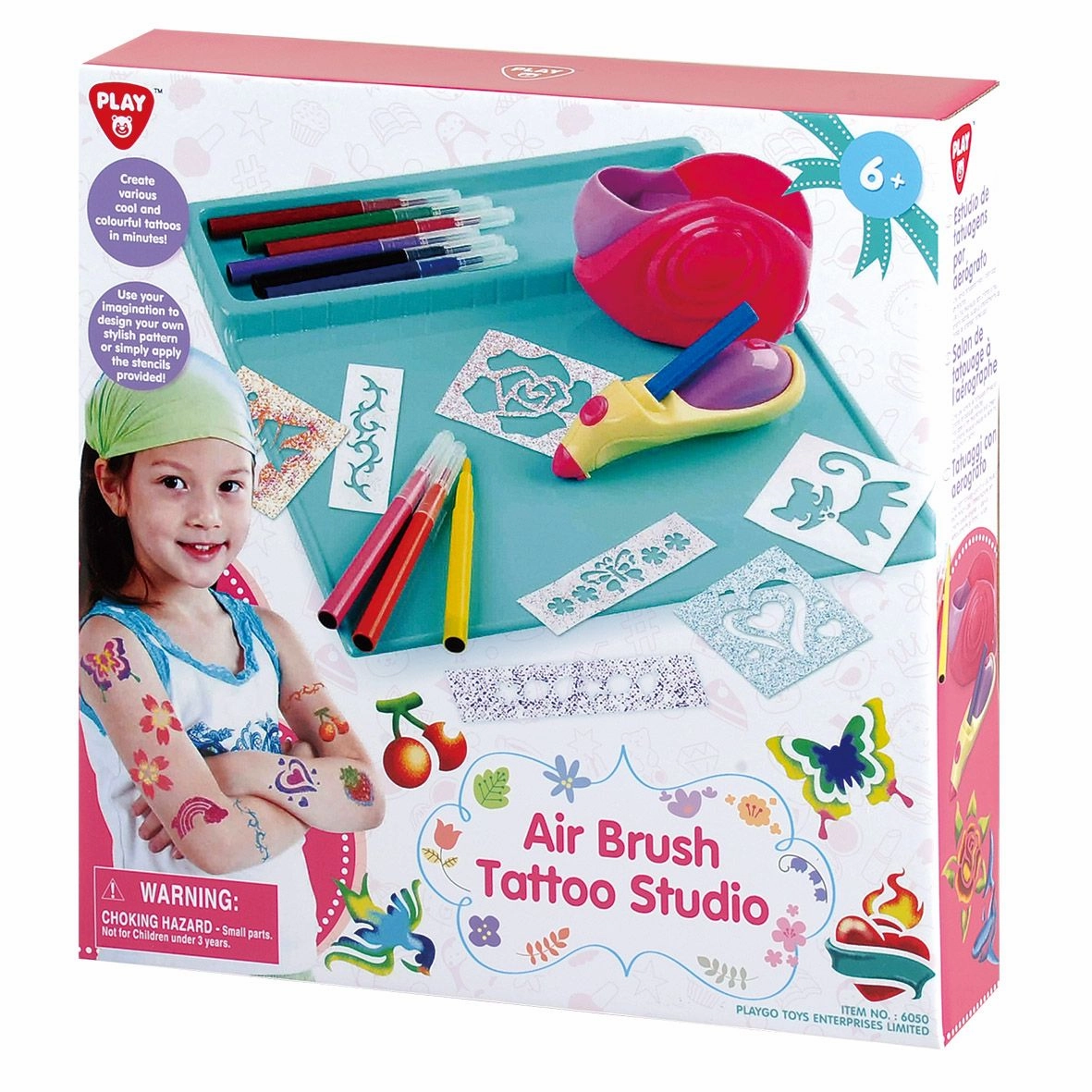 Playgo Toys Ent. Ltd. Air Brush Tattoo Studio