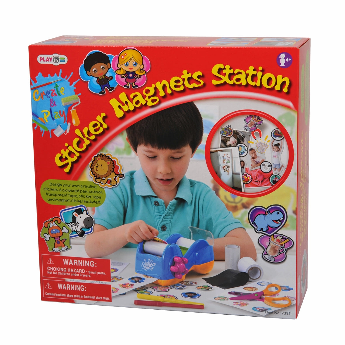 Playgo Toys Ent. Ltd. Sticker Magnets Station