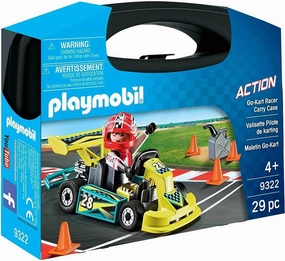 Playmobil Action 9322 Go-Kart Racer Small Carry Case for Ages 4 and Up
