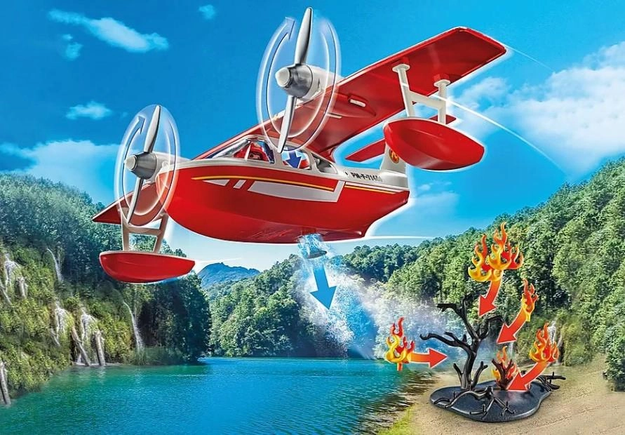 Playmobil Action Heroes 71643 Firefighting Seaplane for Ages 4 and Up