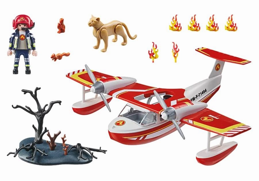 Playmobil Action Heroes 71643 Firefighting Seaplane for Ages 4 and Up