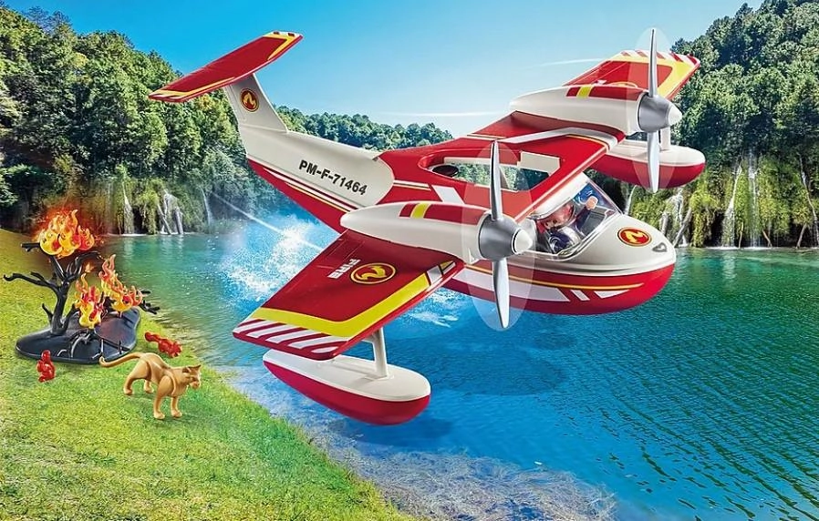 Playmobil Action Heroes 71643 Firefighting Seaplane for Ages 4 and Up