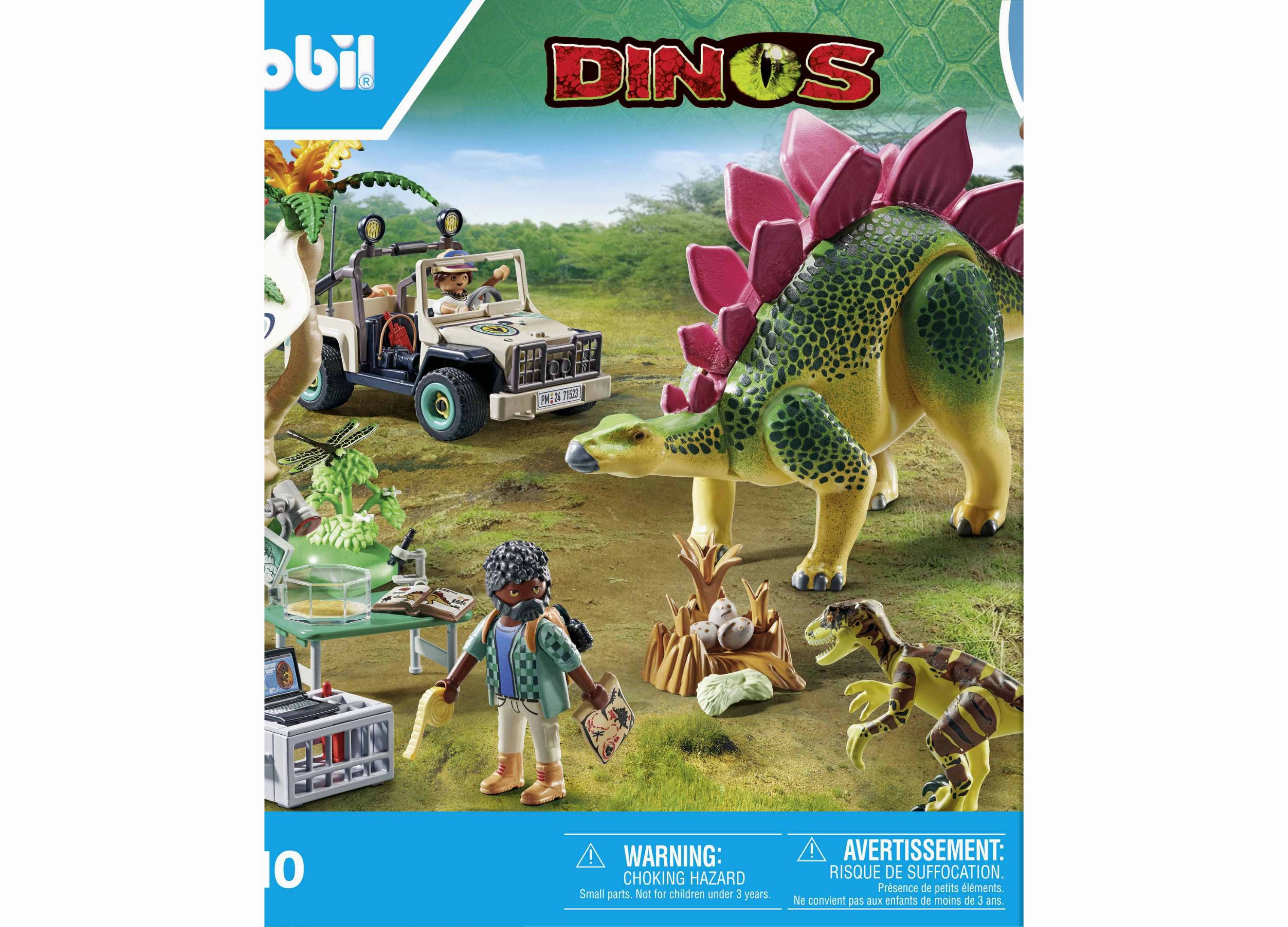 PLAYMOBIL Adventure Research Camp Dino Exploration Set - 93 Pieces