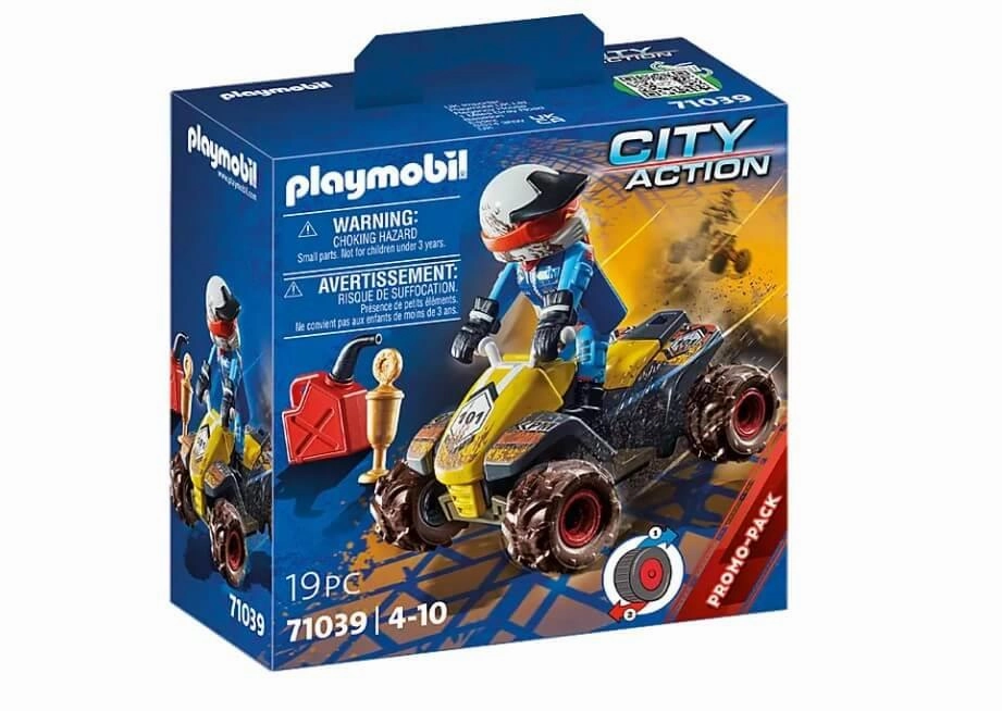 Playmobil City Action 71039 Racing Quad Toy Playset for Ages 4 and Up
