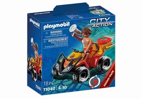 Playmobil City Action 71040 Beach Patrol Quad Playset for Age 4 and Up