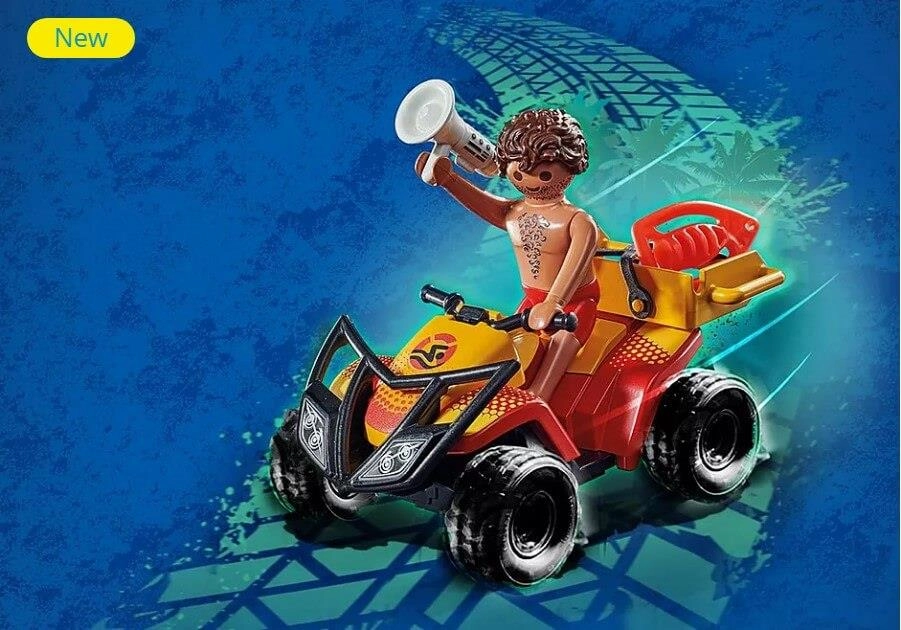 Playmobil City Action 71040 Beach Patrol Quad Playset for Age 4 and Up