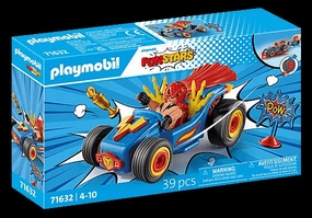 Playmobil Fun Stars 71632 Racing Kart: Wrestler Playset for Age 4 & Up