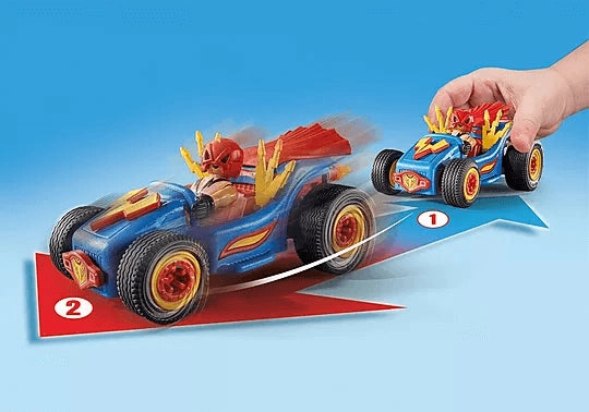 Playmobil Fun Stars 71632 Racing Kart: Wrestler Playset for Age 4 & Up