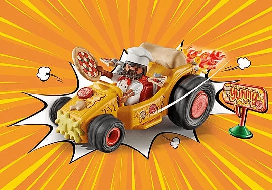 Playmobil Fun Stars 71634 Racing Kart: Pizza Chef for Ages 4 and Up
