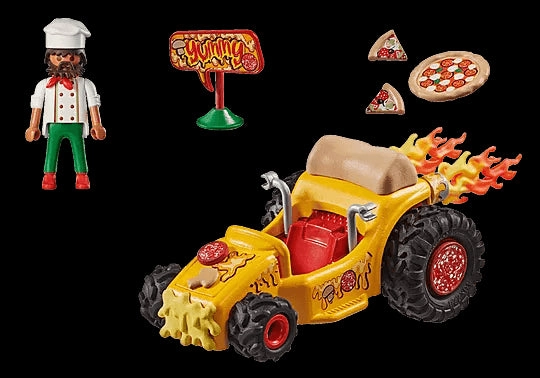 Playmobil Fun Stars 71634 Racing Kart: Pizza Chef for Ages 4 and Up
