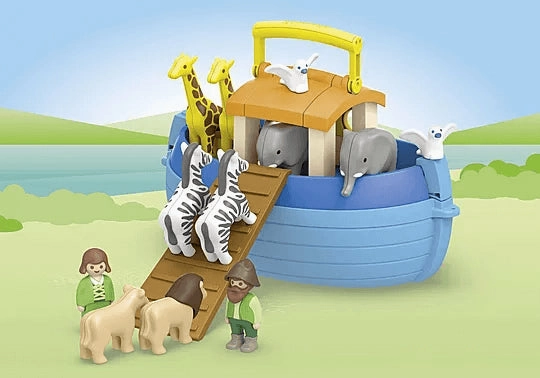 Playmobil Junior 71681 My Take Along Noah's Ark Playset for Age 1 & Up