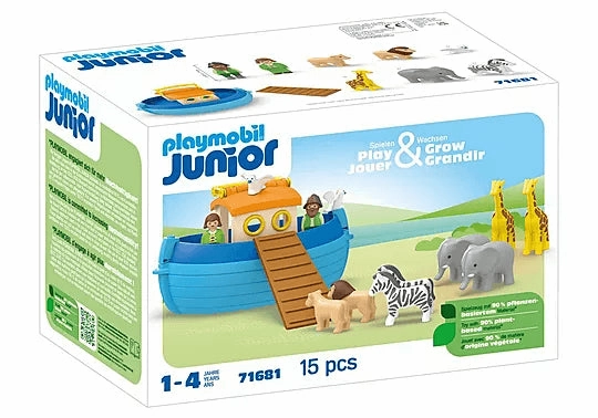 Playmobil Junior 71681 My Take Along Noah's Ark Playset for Age 1 & Up