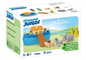 Playmobil Junior 71681 My Take Along Noah's Ark Playset for Age 1 & Up