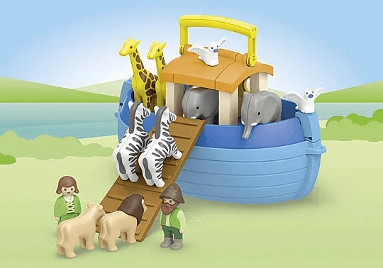 Playmobil Junior 71681 My Take Along Noah's Ark Playset for Age 1 & Up