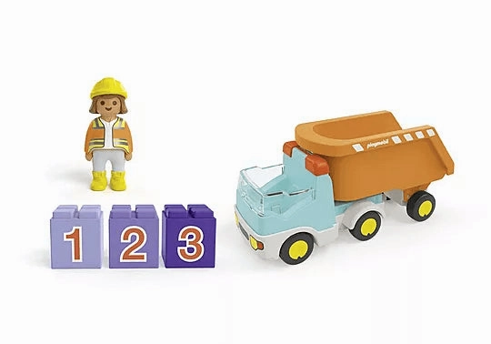 Playmobil Junior 71685 Dump Truck Vehicle Playset for Ages 1 and Up
