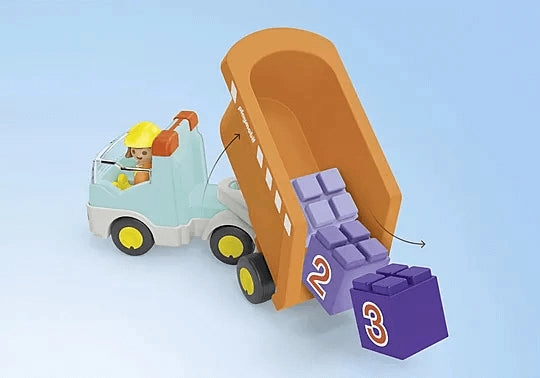 Playmobil Junior 71685 Dump Truck Vehicle Playset for Ages 1 and Up