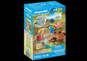 Playmobil My Life 71512 Care of the Hedgehog Family for Ages 4 and Up