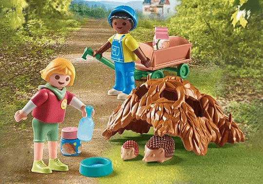 Playmobil My Life 71512 Care of the Hedgehog Family for Ages 4 and Up