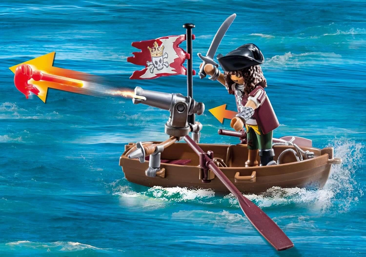Playmobil Pirates 71419 Battle with the Giant Octopus for Age 4 and Up